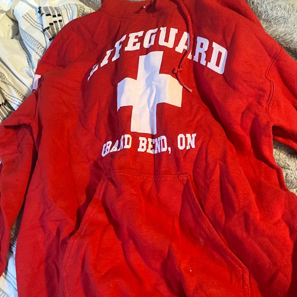 grand bend lifeguard hoodie size small